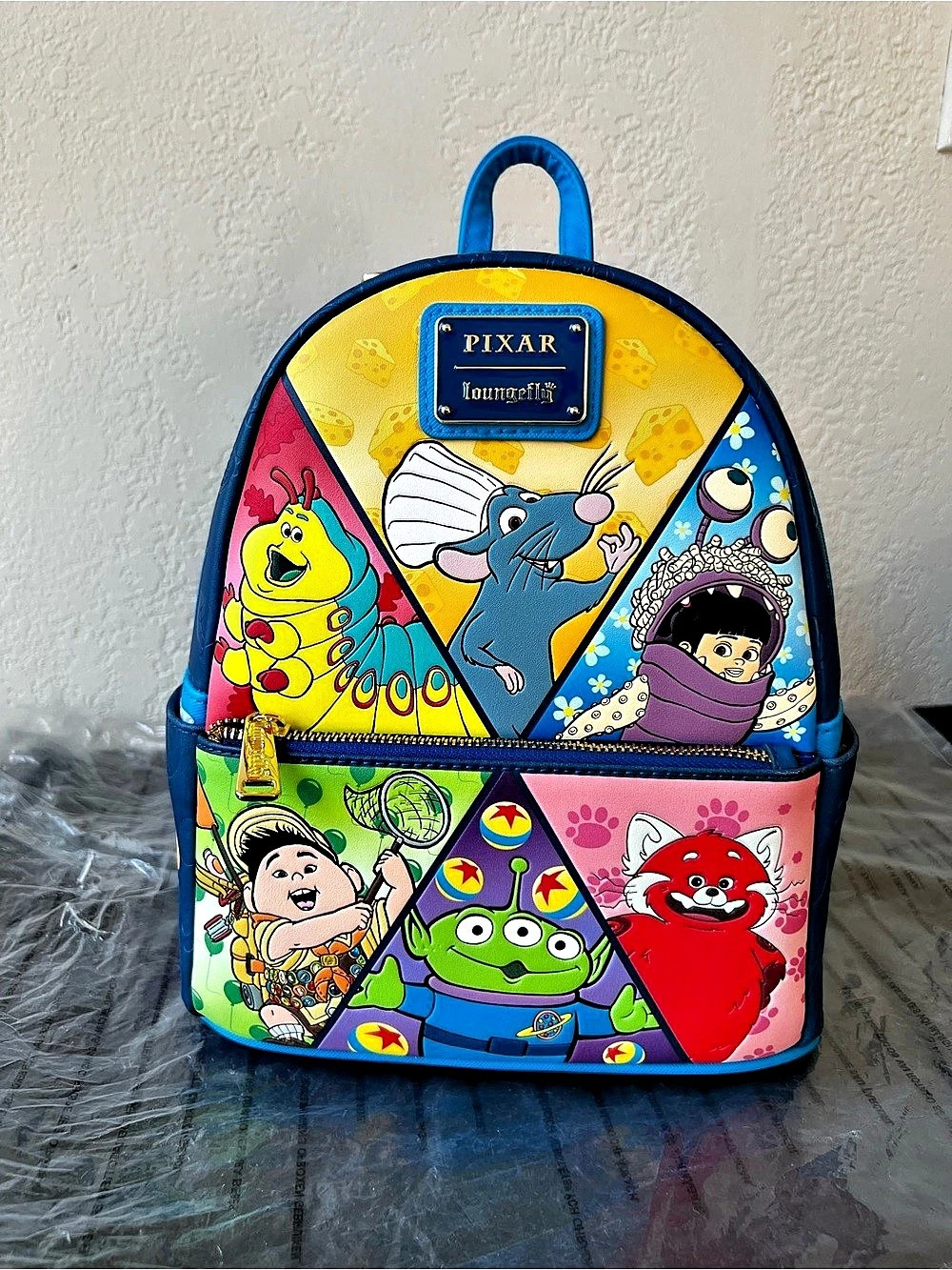 Loungefly Disney Pixar Characters Mini Backpack Boxlunch Exclusive - NWT